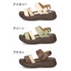 サンダル レディース 厚底 軽量 クッション 歩きやすい 疲れにくい 2WAY バックベルト Pansy パンジー MS210