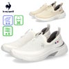 ルコック スポルティフ スニーカー レディース 消臭 軽量 幅広 コンフォートインドール 屈曲性 le coq sportif LCS LORRAINE FK 22 白 ホワイト ベージュ