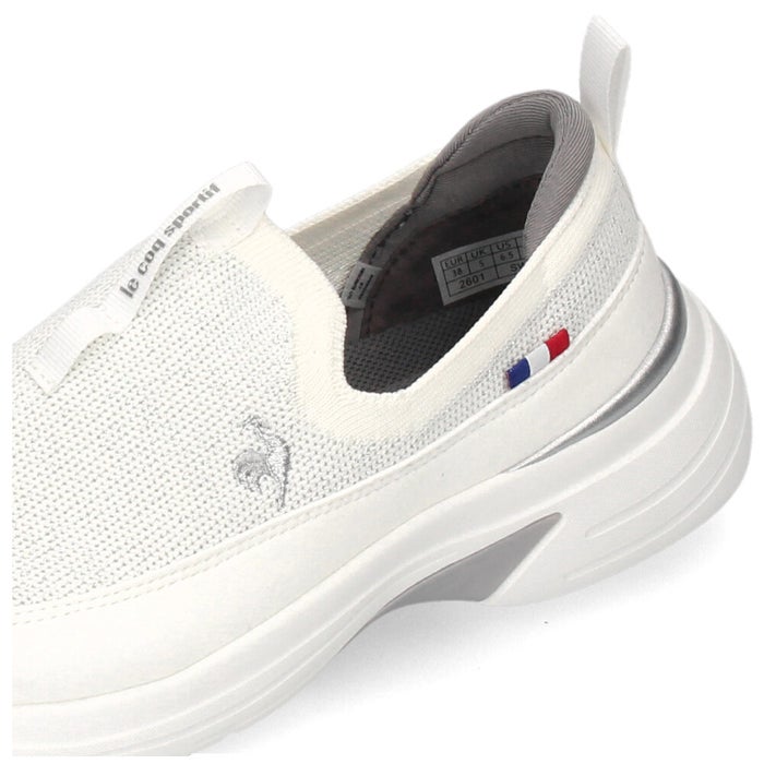 ルコック スポルティフ スニーカー レディース 消臭 軽量 幅広 コンフォートインドール 屈曲性 le coq sportif LCS LORRAINE FK 22 白 ホワイト