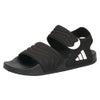 アディダス サンダル キッズ ジュニア 速乾 軽量 アディレッタ サンダル 2 キッズ adidas べロクロ 調節可能 HQ0114 ブラック 黒
