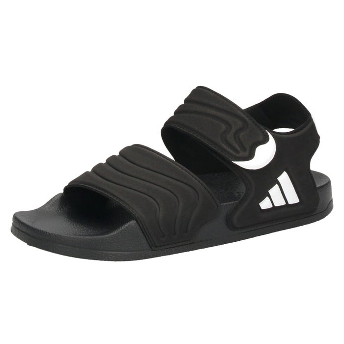 アディダス サンダル キッズ ジュニア 速乾 軽量 アディレッタ サンダル 2 キッズ adidas べロクロ 調節可能 HQ0114 ブラック 黒