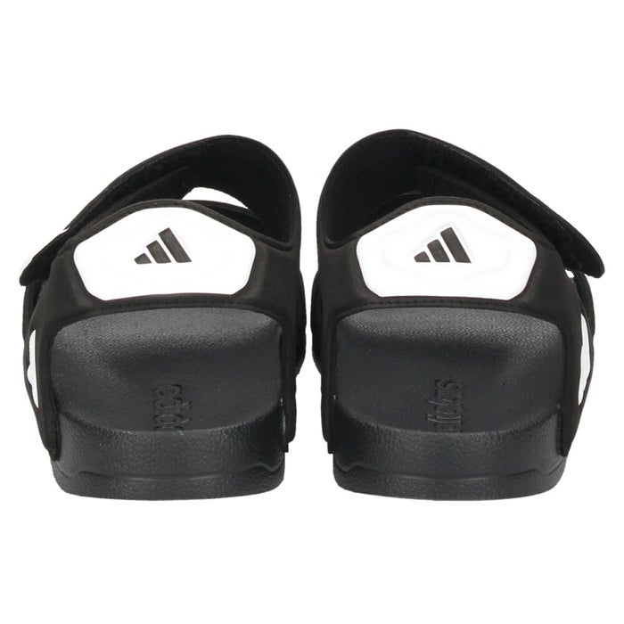 アディダス サンダル キッズ ジュニア 速乾 軽量 アディレッタ サンダル 2 キッズ adidas べロクロ 調節可能 HQ0114 ブラック 黒