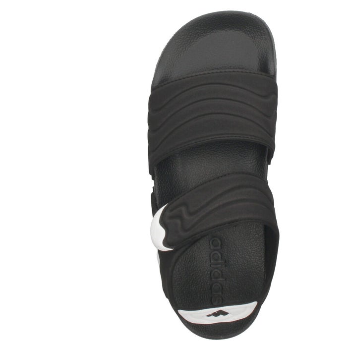 アディダス サンダル キッズ ジュニア 速乾 軽量 アディレッタ サンダル 2 キッズ adidas べロクロ 調節可能 HQ0114 ブラック 黒