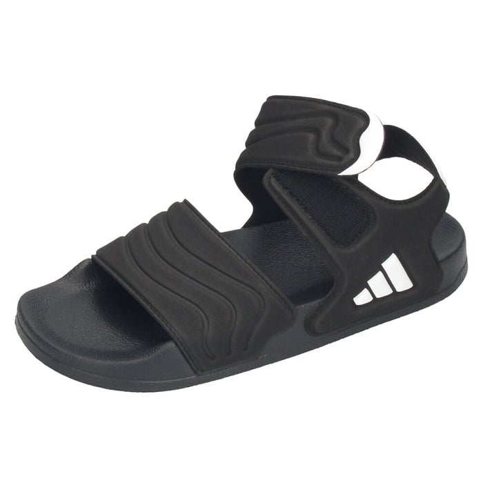 アディダス サンダル キッズ ジュニア 速乾 軽量 アディレッタ サンダル 2 キッズ adidas べロクロ 調節可能 HQ0114 ブラック 黒