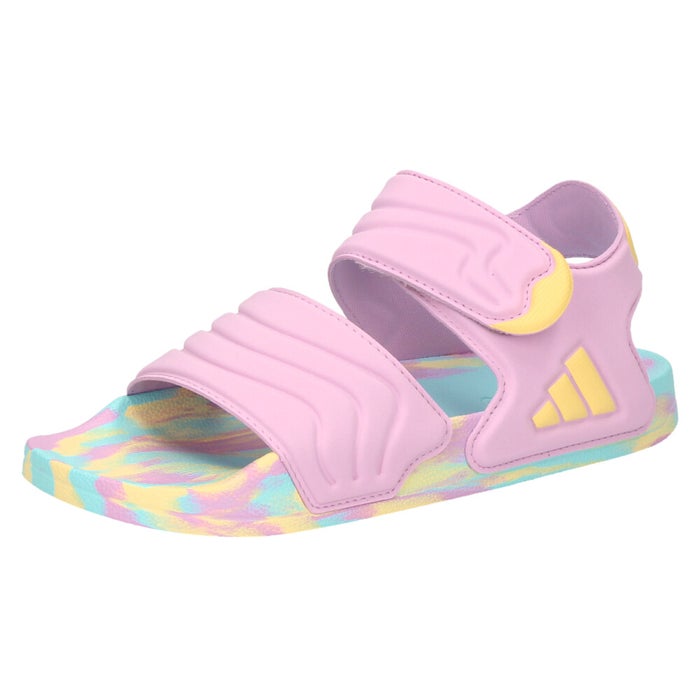 アディダス サンダル キッズ ジュニア アディレッタ 2 軽量 速乾 ベルクロ 面ファスナー 調節可能 adidas HQ0114 JS2515 JS4931