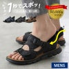 サンダル メンズ ハンズフリー 立ったまま履ける 手を使わずに履ける スポーツサンダル Parade パレード 楽すぽっ 97090 97091