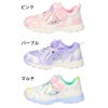 キッズ スニーカー 女の子 かわいい キラキラ リボン 子供靴 ジュニア 軽量 幅広 3E ベルクロ ゴム紐 ハート スパンコール パレード 66102 Parade