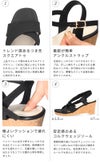 サンダル レディース きれいめ ウェッジソール 厚底 コルク クロスベルト スクエアトゥ アンクルストラップ 歩きやすい Parade パレード 5032-WK
