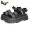 ドクターマーチン サンダル レディース 靴 厚底 レザー ストラップサンダル ブラック Dr.Martens MATTISON 2S 41660