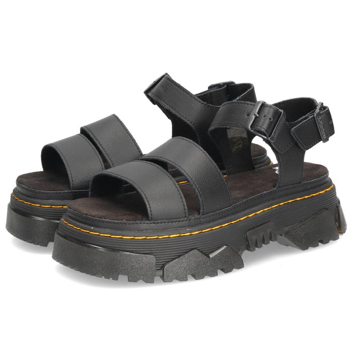 ドクターマーチン サンダル レディース 靴 厚底 レザー ストラップサンダル ブラック Dr.Martens MATTISON 2S 41660