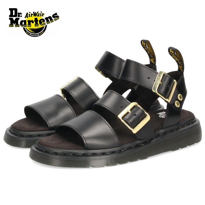 Dr.Martens ドクターマーチン サンダル レディース GRYPHON ストラップサンダル レザー 黒 ブラック 42329001