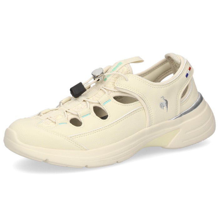 ルコック スポルティフ サンダル レディース 消臭 軽量 ３E 幅広 エレガント le coq sportif LCS ロレーヌ SS 21 ブラック ホワイト