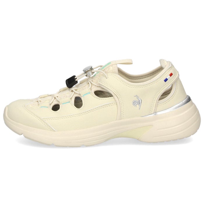ルコック スポルティフ サンダル レディース 消臭 軽量 ３E 幅広 エレガント le coq sportif LCS ロレーヌ SS 21 ブラック ホワイト