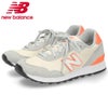 ニューバランス スニーカー レディース 515 new balance W5158CS 靴 メッシュ スエード 通勤 通学 ワイズB グレー オレンジ