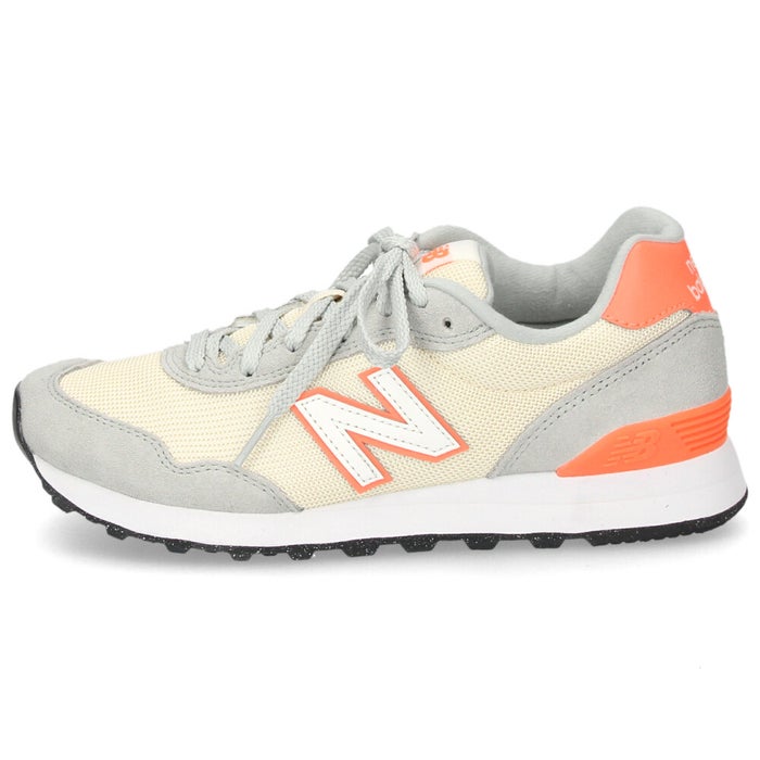 ニューバランス スニーカー レディース 515 new balance W5158CS 靴 メッシュ スエード 通勤 通学 ワイズB グレー オレンジ
