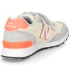 ニューバランス スニーカー レディース 515 new balance W5158CS 靴 メッシュ スエード 通勤 通学 ワイズB グレー オレンジ