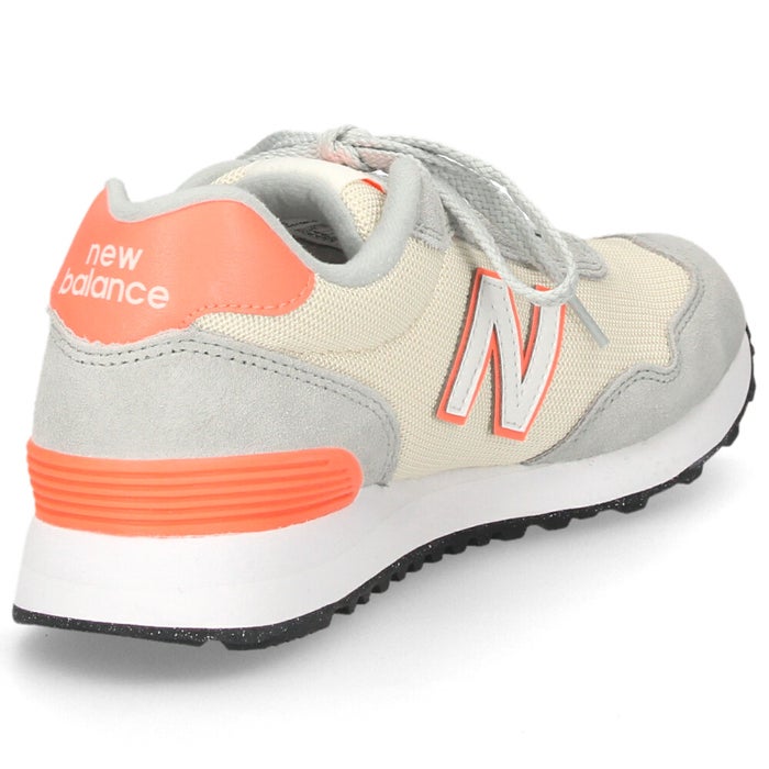 ニューバランス スニーカー レディース 515 new balance W5158CS 靴 メッシュ スエード 通勤 通学 ワイズB グレー オレンジ
