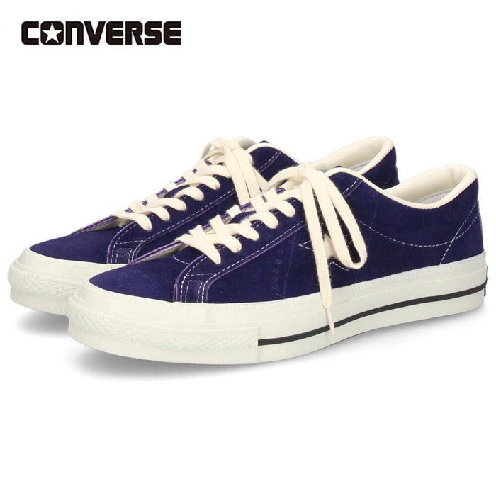 コンバース スニーカー ワンスター ローカット メンズ 紐 定番 日本製 CONVERSE ONESTAR J VTG 33702970 パープル