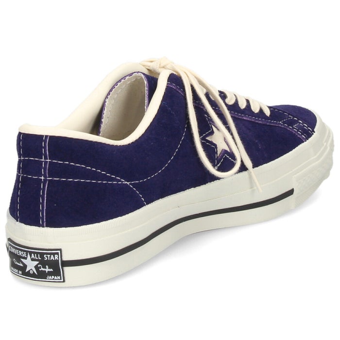 コンバース スニーカー ワンスター ローカット メンズ 紐 定番 日本製 CONVERSE ONESTAR J VTG 33702970 パープル