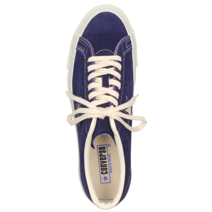 コンバース スニーカー ワンスター ローカット メンズ 紐 定番 日本製 CONVERSE ONESTAR J VTG 33702970 パープル
