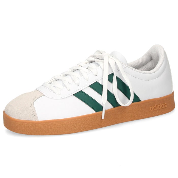 アディダス スニーカー メンズ VL COURT BASE U コート ベース ID3710 靴 ローカット 白 ホワイト グリーン カジュアル adidas