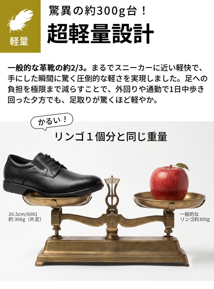 ビジネスシューズ 本革 走れる 革靴 3E 幅広 軽量 防水 防滑 メンズ 紳士靴 冠婚葬祭 就活 通勤 仕事 リクルート OXFORDFIELD 