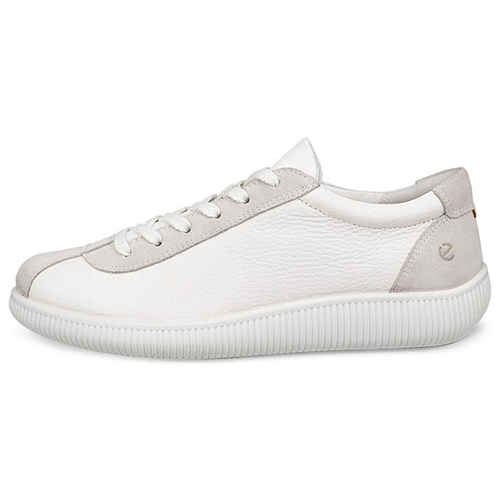 ecco エコー 靴 レディース ソフト ゼロ ウィメンズ レザースニーカー Soft Zero 220253 牛革 黒 白 ブラック ホワイト