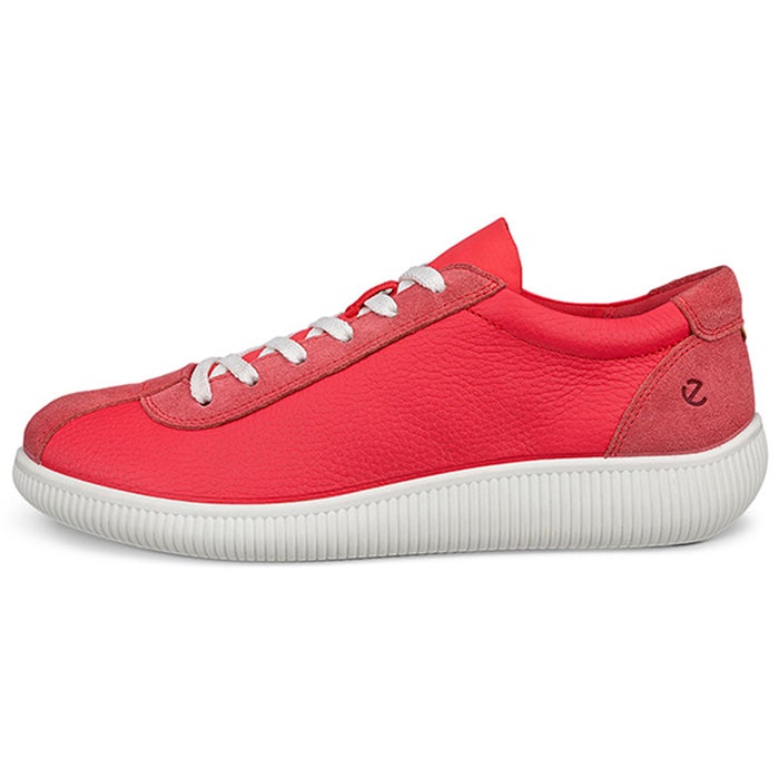 ecco エコー 靴 レディース ソフト ゼロ ウィメンズ レザースニーカー Soft Zero 220253 牛革 黒 白 ブラック ホワイト