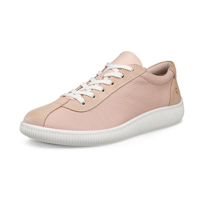 ecco エコー 靴 レディース ソフト ゼロ ウィメンズ レザースニーカー Soft Zero 220253 牛革 黒 白 ブラック ホワイト