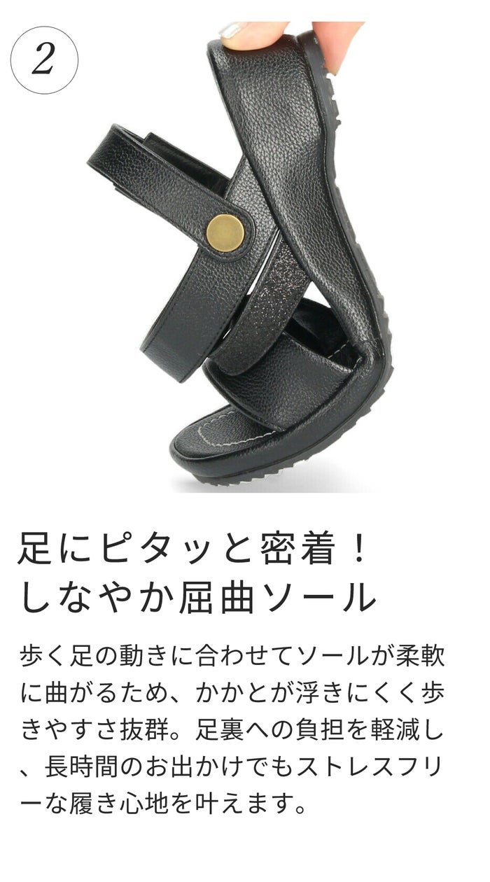 サンダル レディース 疲れない つっかけ ストラップ 2way 踵なし 踵あり コンフォートサンダル ミュール 履きやすい 靴 パレード 5175 Parade