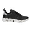 エコー ecco レディース スニーカー レザー 本革 柔らかい Gruuv Flexible Sole W 218203 ブラック 黒