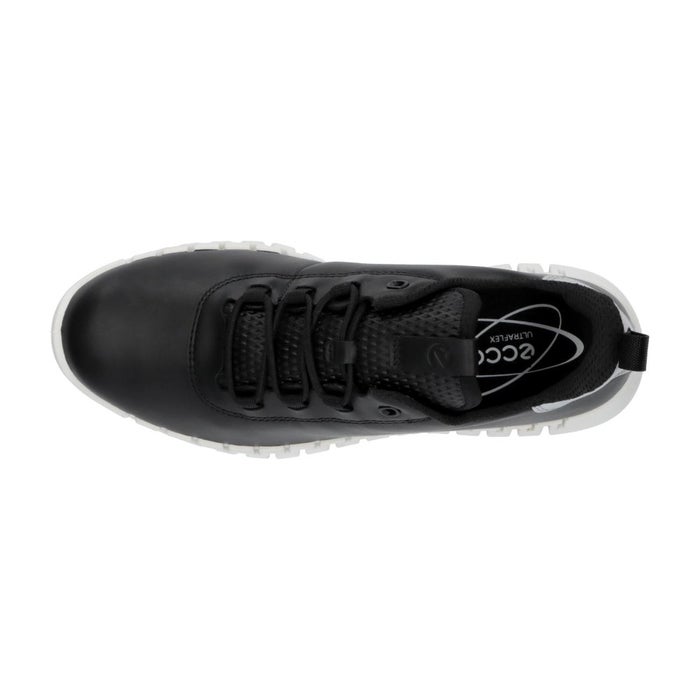 エコー ecco レディース スニーカー レザー 本革 柔らかい Gruuv Flexible Sole W 218203 ブラック 黒