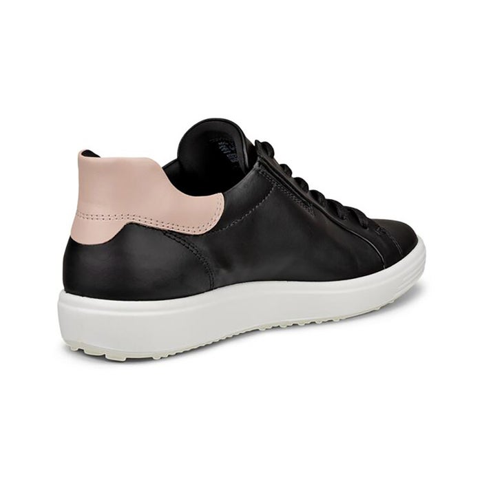 エコー スニーカー レディース ecco ソフト 7 ウィメンズ レザースニーカー 本革 ハンズフリー 手を使わずに履ける 靴 470843 黒 ブラック