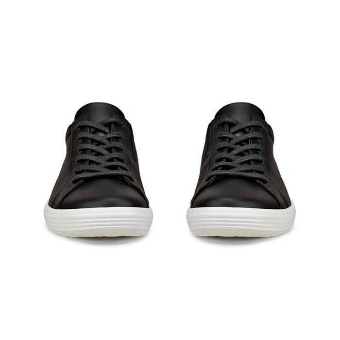 エコー スニーカー レディース ecco ソフト 7 ウィメンズ レザースニーカー 本革 ハンズフリー 手を使わずに履ける 靴 470843 黒 ブラック