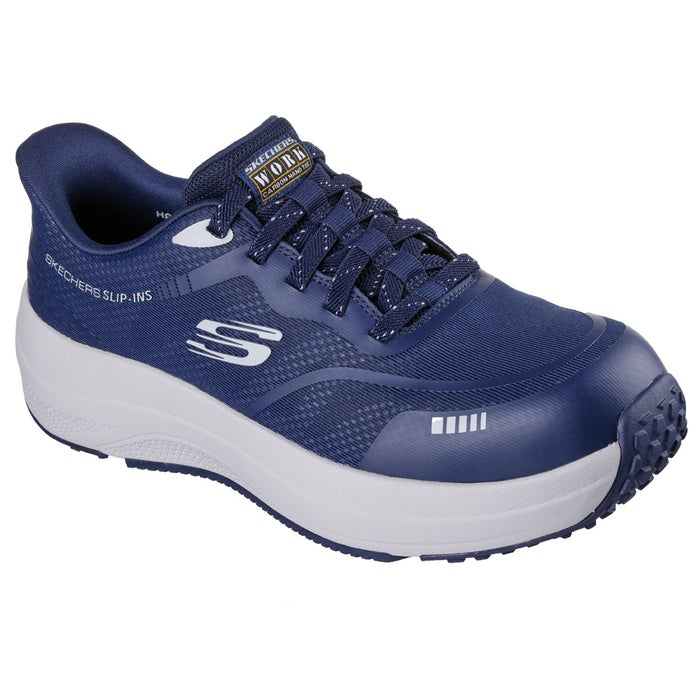 スケッチャーズ スリップインズ メンズ 作業靴 安全靴 ワークシューズ ハンズフリー 先芯 SKECHERS Slip-ins WORK トランスポーター ライト ベン 200262J ノーマル幅
