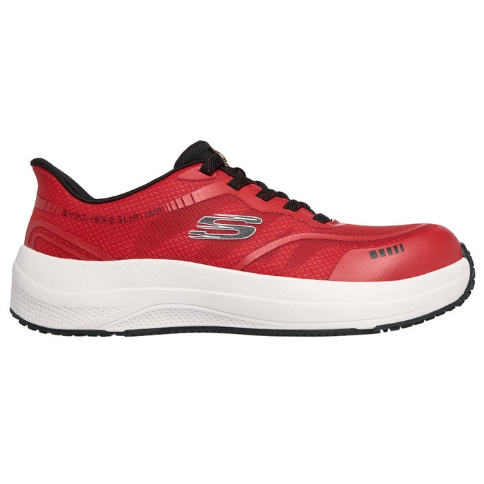 スケッチャーズ スリップインズ メンズ 作業靴 安全靴 ワークシューズ ハンズフリー 先芯 SKECHERS Slip-ins WORK トランスポーター ライト ベン 200262J ノーマル幅