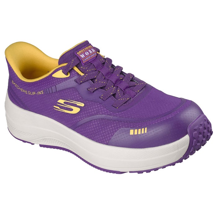 スケッチャーズ スリップインズ メンズ 作業靴 安全靴 ワークシューズ ハンズフリー 先芯 SKECHERS Slip-ins WORK トランスポーター ライト ベン 200262J ノーマル幅