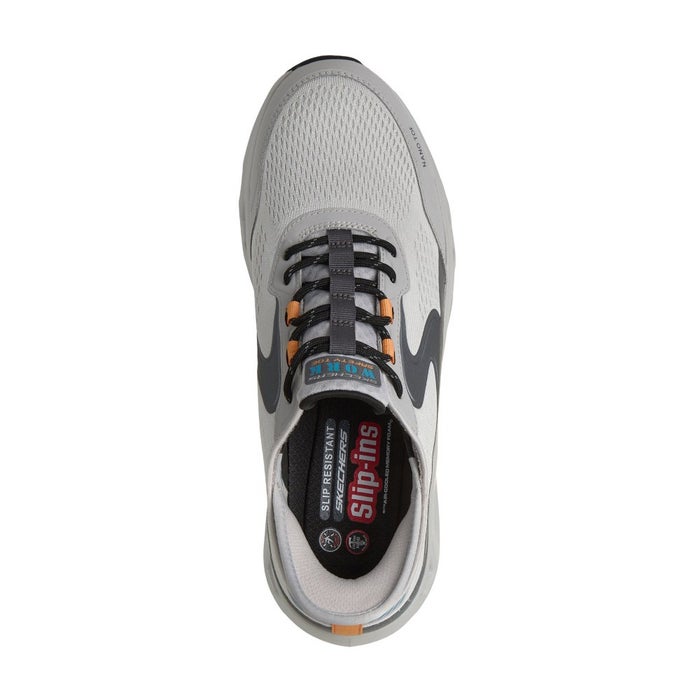 スケッチャーズ スリップインズ メンズ ワークシューズ 手を使わずに履ける 作業靴 防滑 感電防止 軽量 安全先芯 2E相当 SKECHERS Slip-ins グライドステップ アルタス トルク 200452J