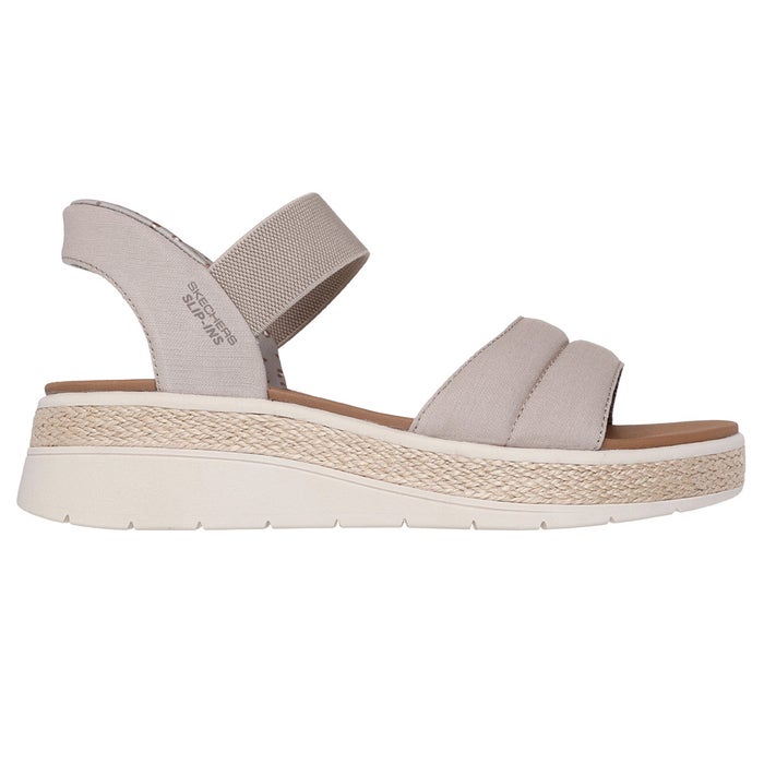 スケッチャーズ スリップインズ レディース サンダル SKECHERS Slip-ins ボブス サン レイ BOBS SUN RAY 114413 ハンズフリー 手を使わずに履ける ノーマル幅 靴 厚底