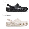 クロックス サンダル メンズ 軽量 通気性 柔軟性 ストラップ クラシック エロージョン クロッグ crocs Classic Erosion Clog 213440 ブラック ホワイト