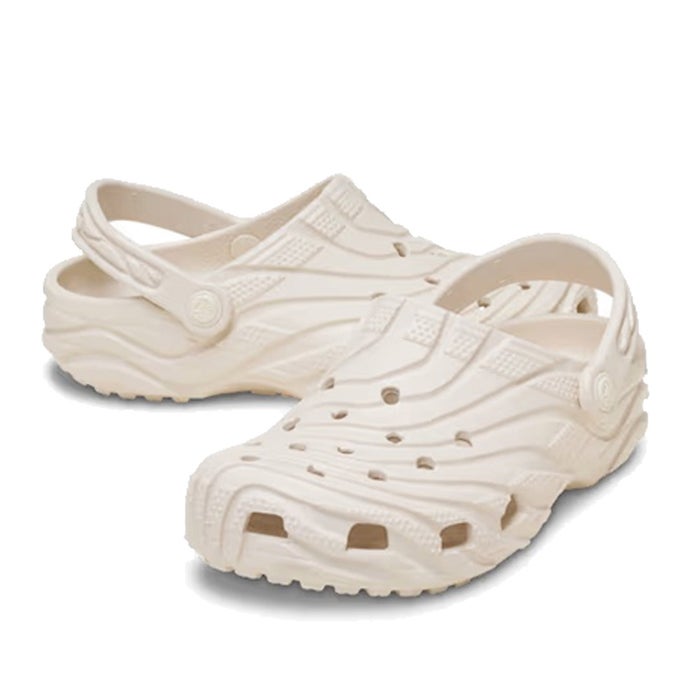 クロックス サンダル メンズ 軽量 通気性 柔軟性 ストラップ クラシック エロージョン クロッグ crocs Classic Erosion Clog 213440 ブラック ホワイト