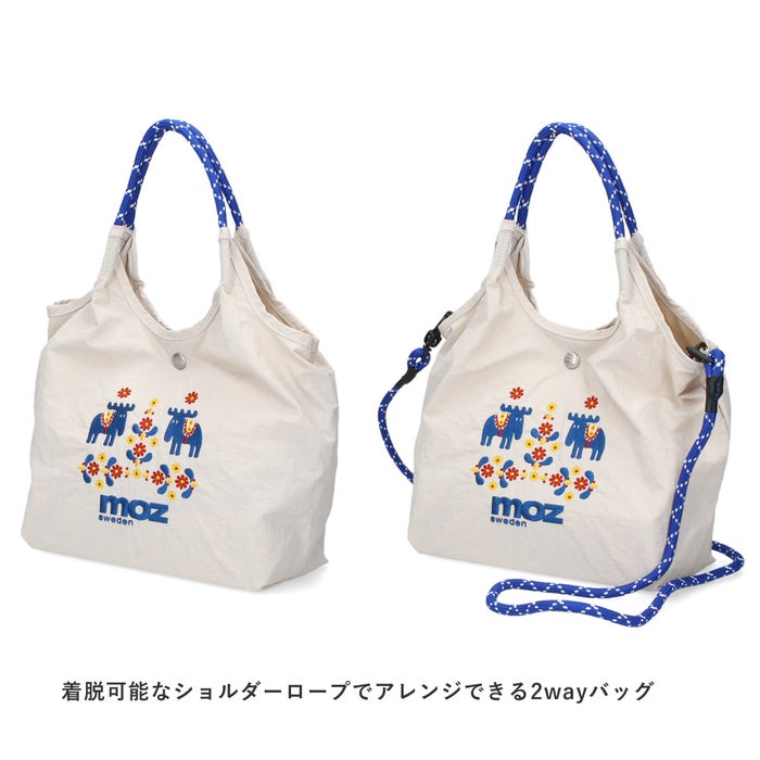 モズ ショルダーバッグ ユニファイ コラボ トートバッグ 2way レディース 刺  北欧 軽量 撥水 斜めがけ バッグ unify moz ZUPS-02