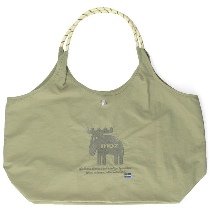 モズ トートバック 鞄 レディース ショルダーバック ユニファイ コラボ 軽量 撥水 刺繍 北欧 moz ZUPS01 ブラック ホワイト