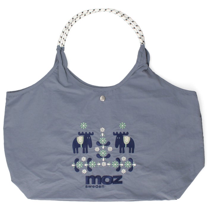 モズ トートバック 鞄 レディース ショルダーバック ユニファイ コラボ 軽量 撥水 刺繍 北欧 moz ZUPS01 ブラック ホワイト