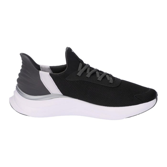 プーマ スニーカー レディース スリッポン ハンズフリー PUMA ソフトライド ハーモニー LCM イーズイン 313768 黒 メッシュ 立ったまま履ける 手を使わずに履ける