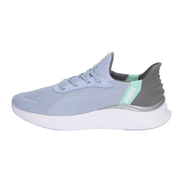 プーマ スニーカー レディース スリッポン ハンズフリー PUMA ソフトライド ハーモニー LCM イーズイン 313768 黒 メッシュ 立ったまま履ける 手を使わずに履ける