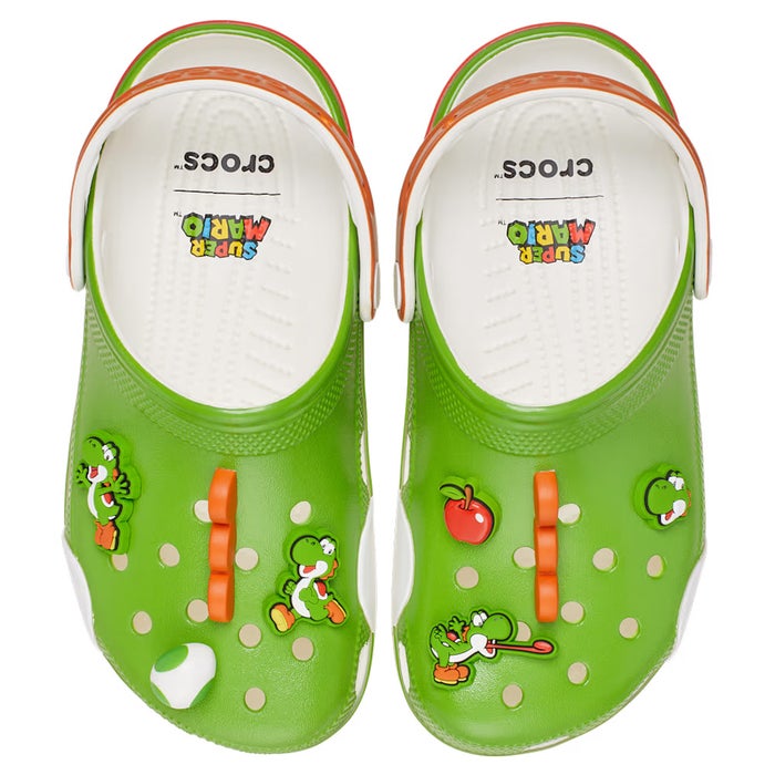 クロックス マリオ コラボ サンダル crocs スーパーマリオ クッパ ヨッシー プリンセス ピーチ メンズ レディース 212134 212135 212136 212137 212138
