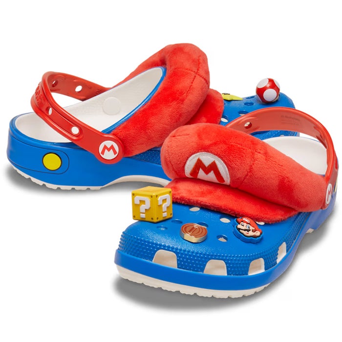 クロックス マリオ コラボ サンダル crocs スーパーマリオ クッパ ヨッシー プリンセス ピーチ メンズ レディース 212134 212135 212136 212137 212138