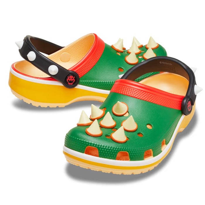 クロックス マリオ コラボ サンダル crocs スーパーマリオ クッパ ヨッシー プリンセス ピーチ メンズ レディース 212134 212135 212136 212137 212138