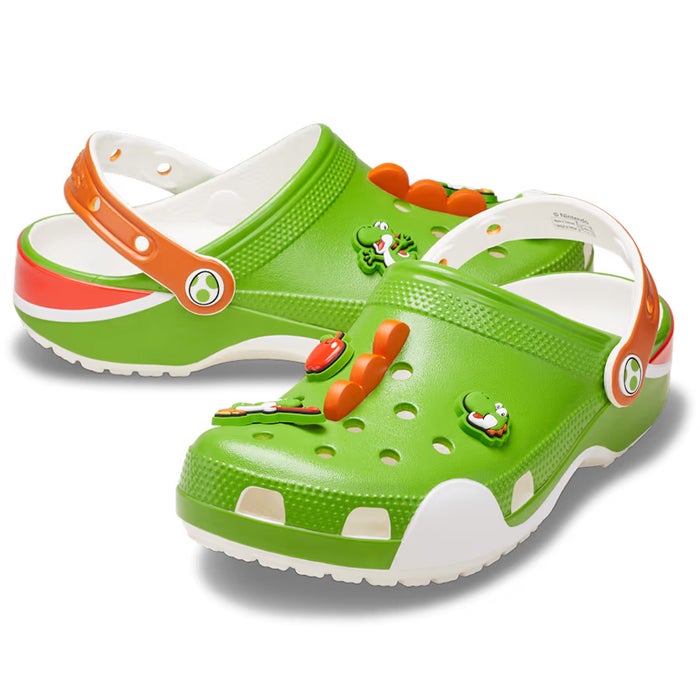 クロックス マリオ コラボ サンダル crocs スーパーマリオ クッパ ヨッシー プリンセス ピーチ メンズ レディース 212134 212135 212136 212137 212138